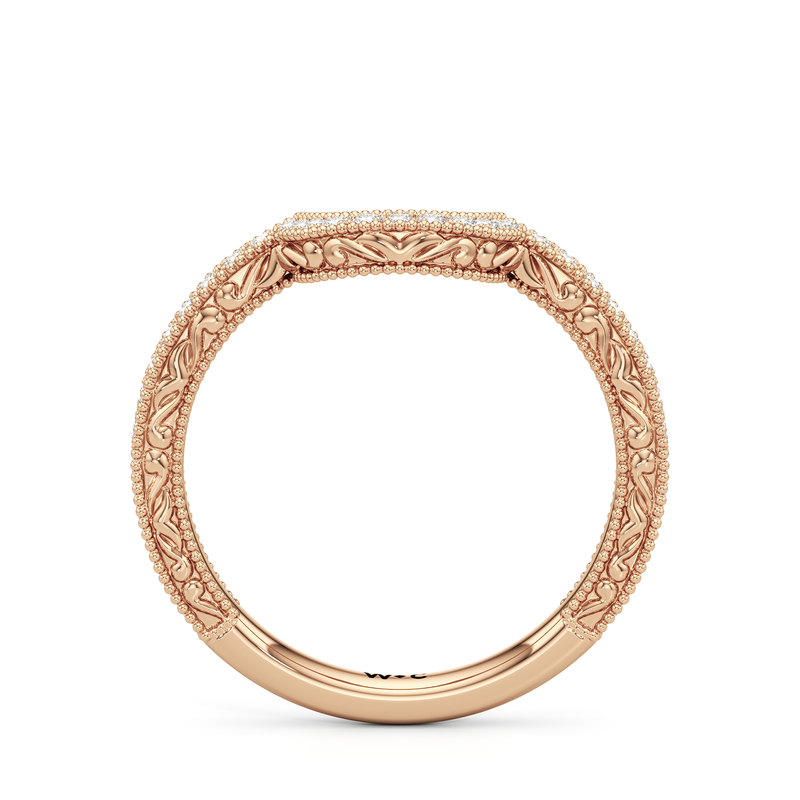 The Seraphine Low-Profile Wedding Band