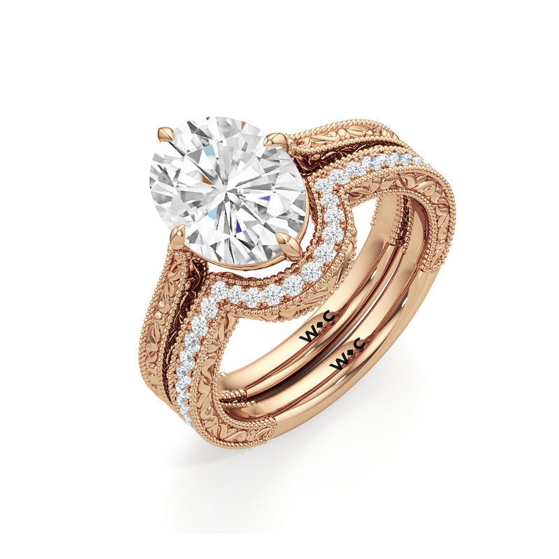 The Seraphine Low-Profile Wedding Band
