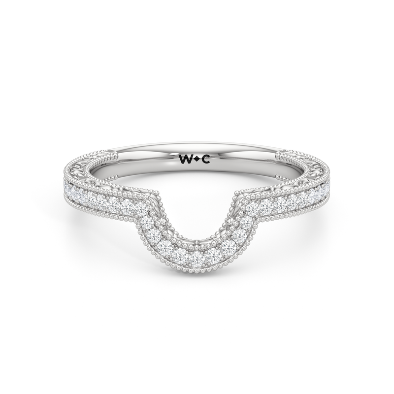 The Seraphine Low-Profile Wedding Band