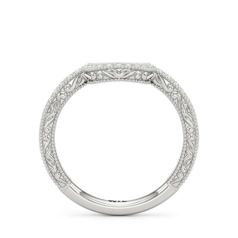The Seraphine Low-Profile Wedding Band
