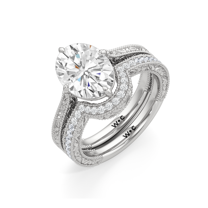 The Seraphine Low-Profile Wedding Band