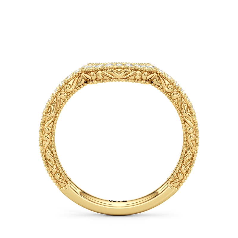 The Seraphine Low-Profile Wedding Band