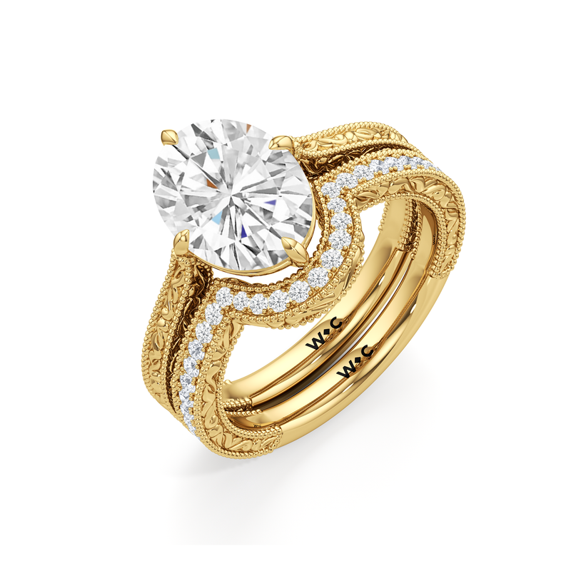 The Seraphine Low-Profile Wedding Band