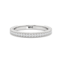 The Seraphine Trillion Three Stone Wedding Band
