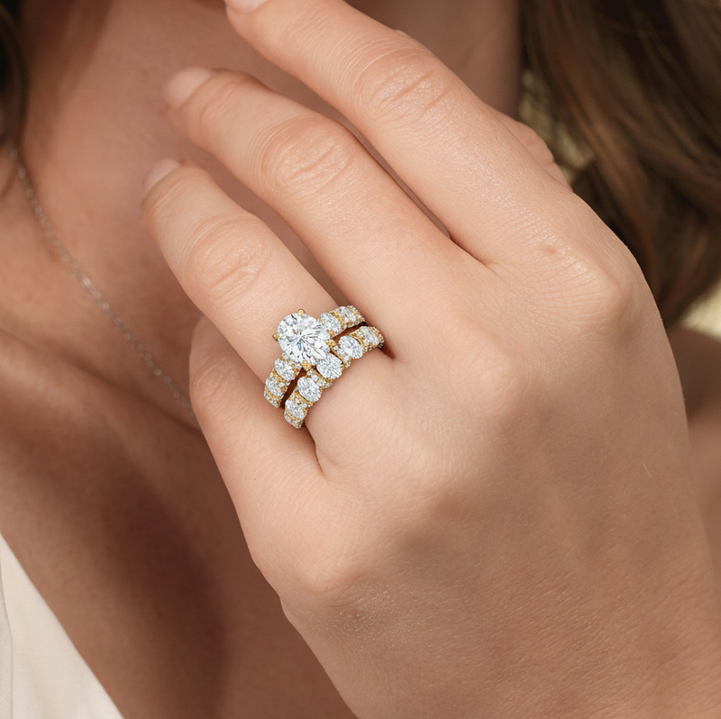 Classic The Fulton Oval Anniversary Ring
