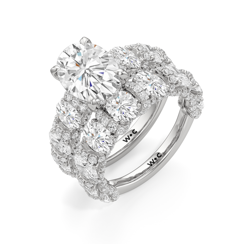 Classic The Fulton Oval Anniversary Ring