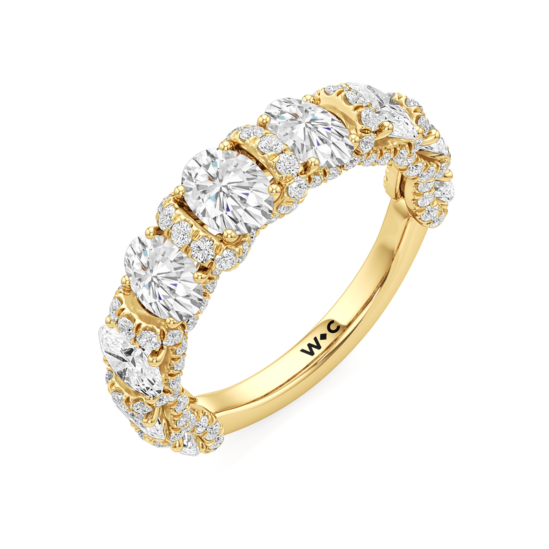 Classic The Fulton Oval Anniversary Ring