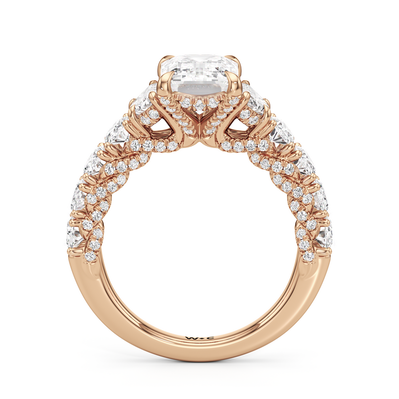 The Roosevelt Three Stone Ring