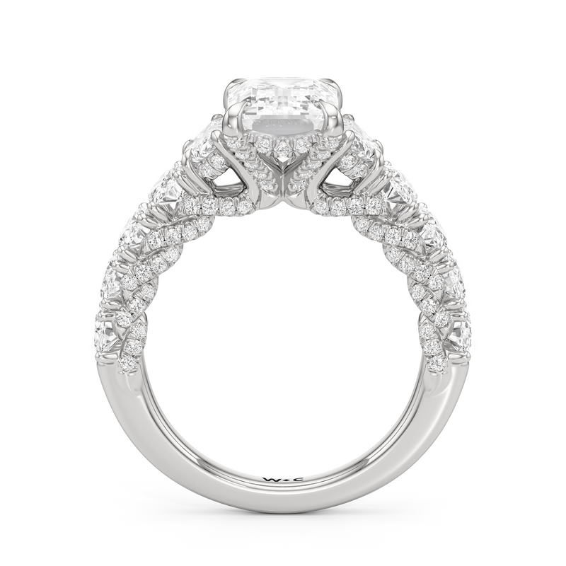 The Roosevelt Three Stone Ring