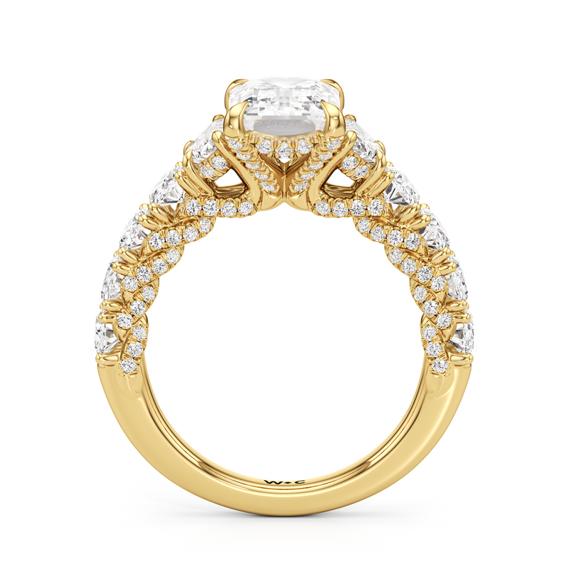 The Roosevelt Three Stone Ring