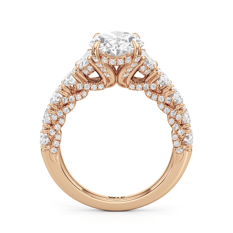 The Roosevelt Three Stone Ring