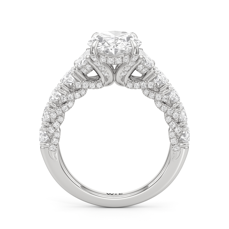 The Roosevelt Three Stone Ring