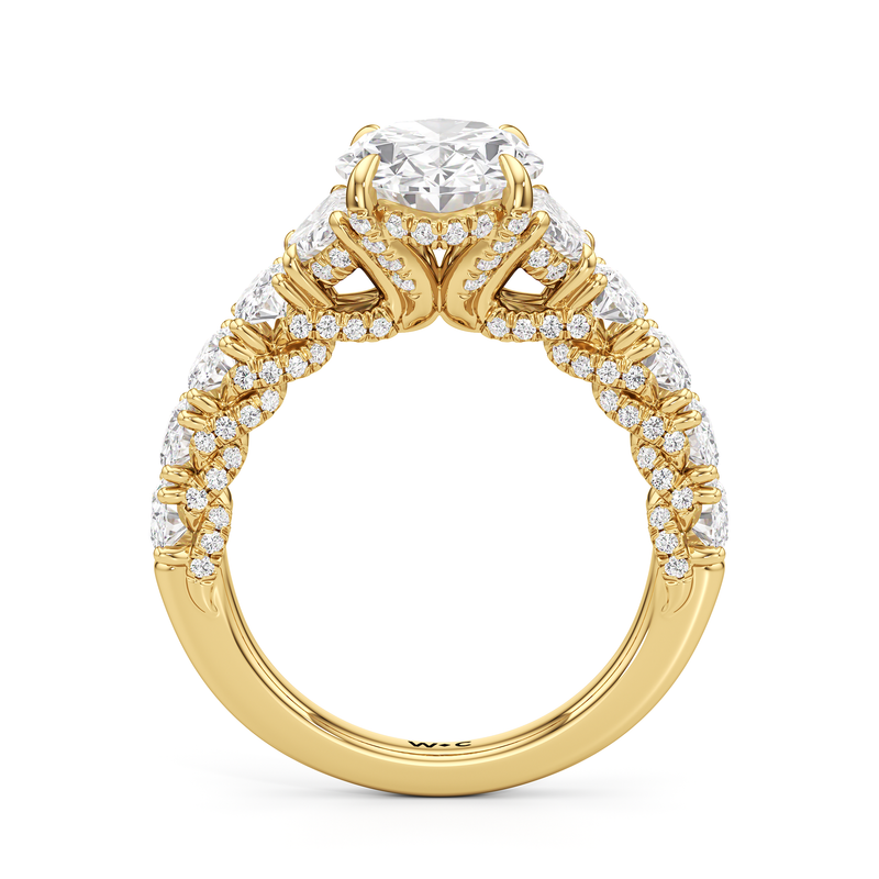 The Roosevelt Three Stone Ring