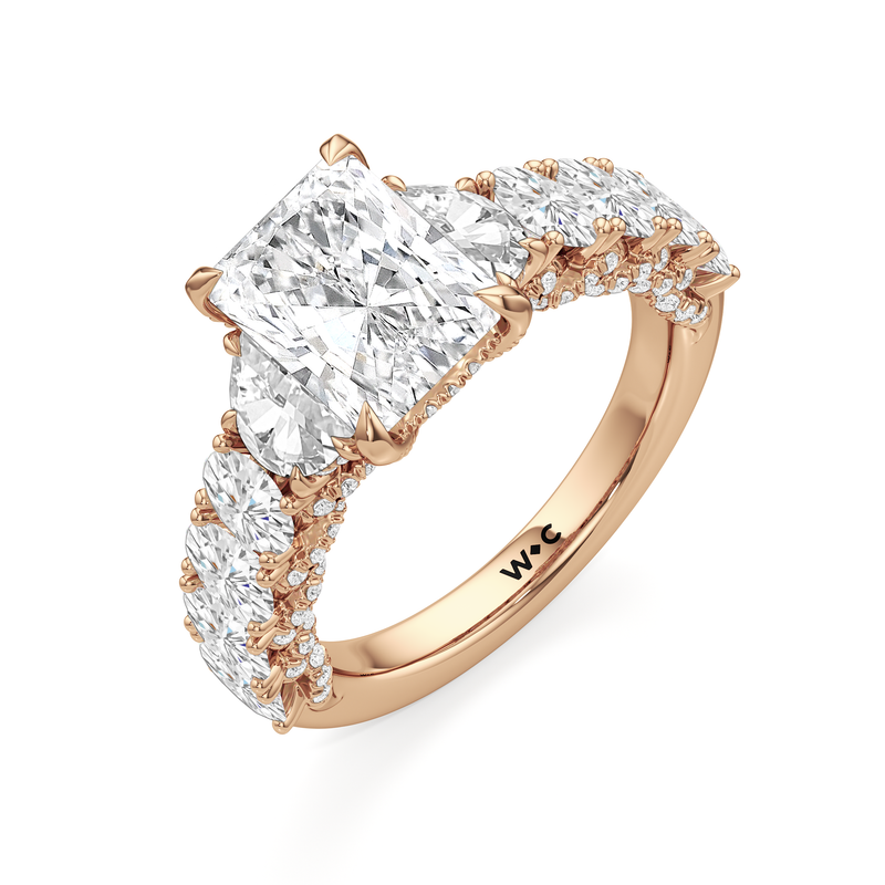 The Roosevelt Three Stone Ring