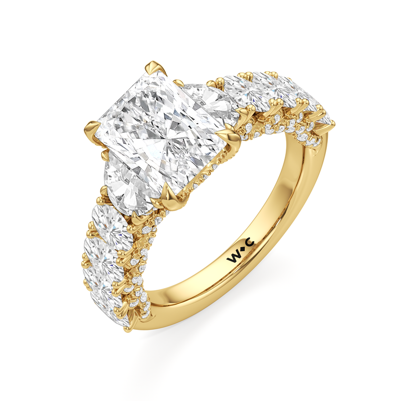 The Roosevelt Three Stone Ring