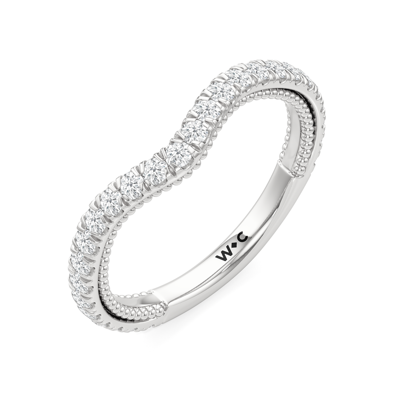 The W Summit Diamond Wedding Band
