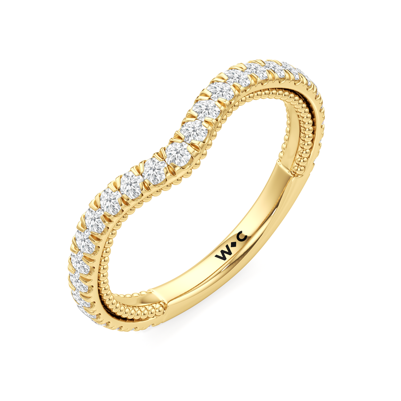 The W Summit Diamond Wedding Band