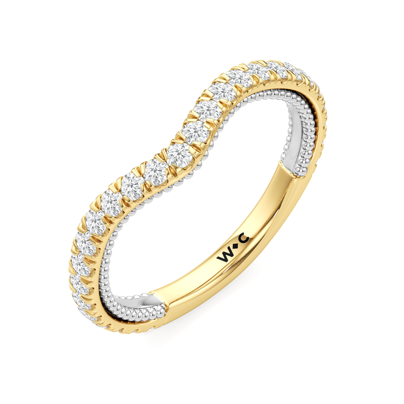 The W Summit Diamond Wedding Band