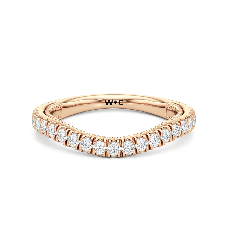 The W Zenith Diamond Wedding Band
