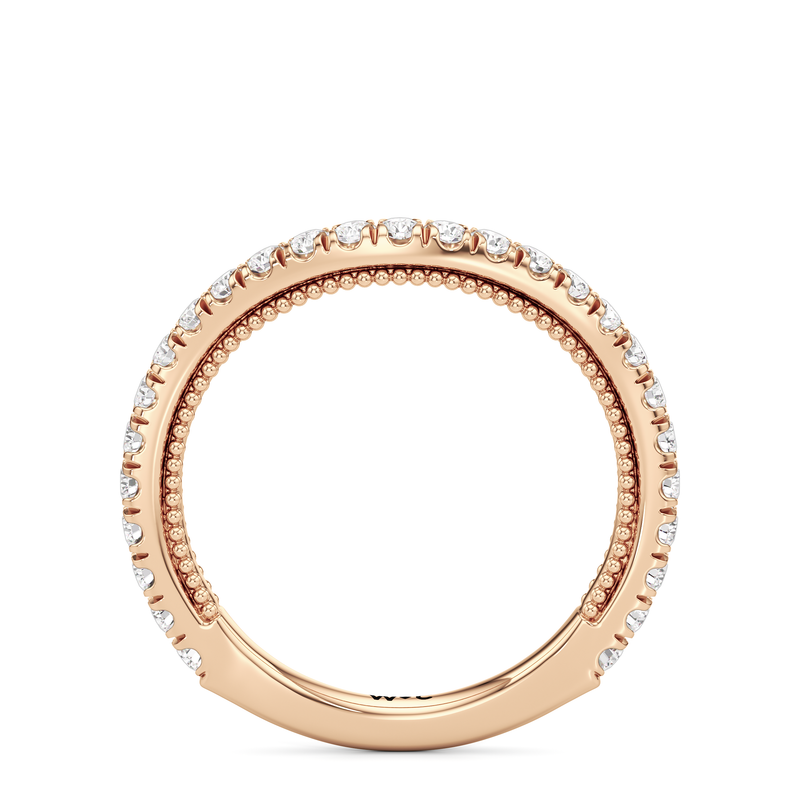 The W Zenith Diamond Wedding Band
