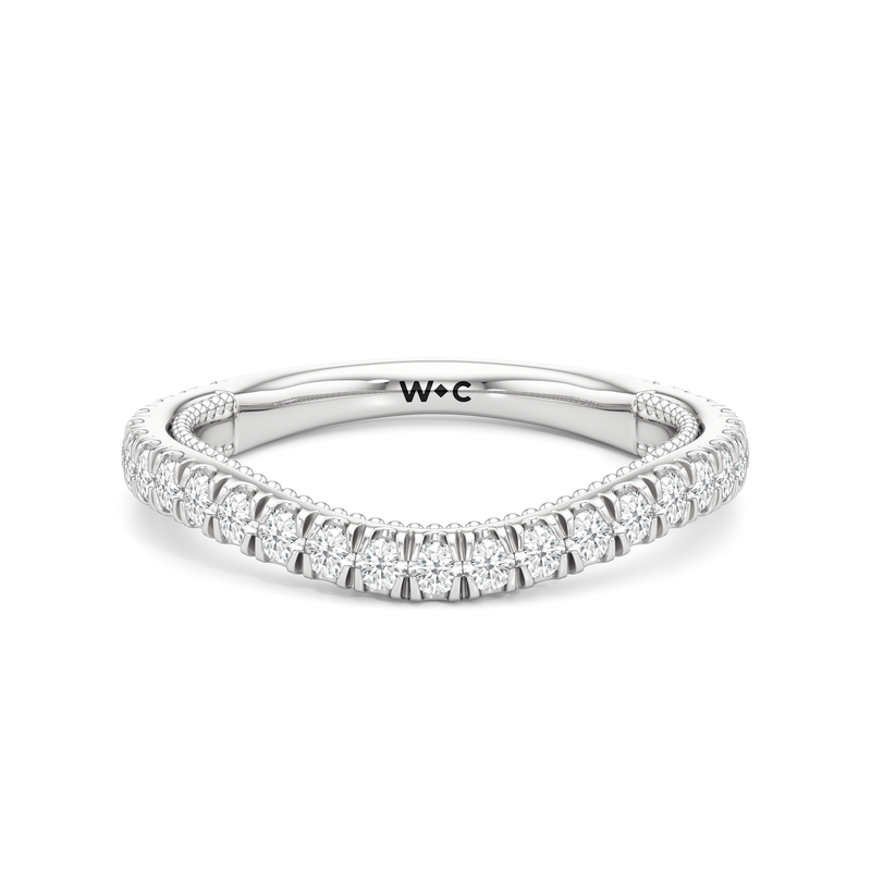 The W Zenith Diamond Wedding Band