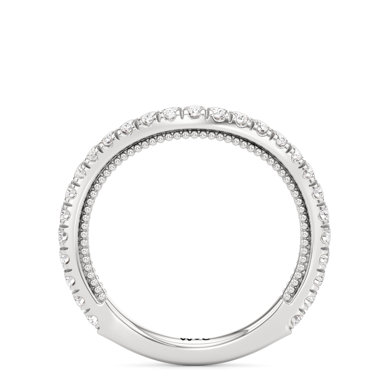 The W Zenith Diamond Wedding Band
