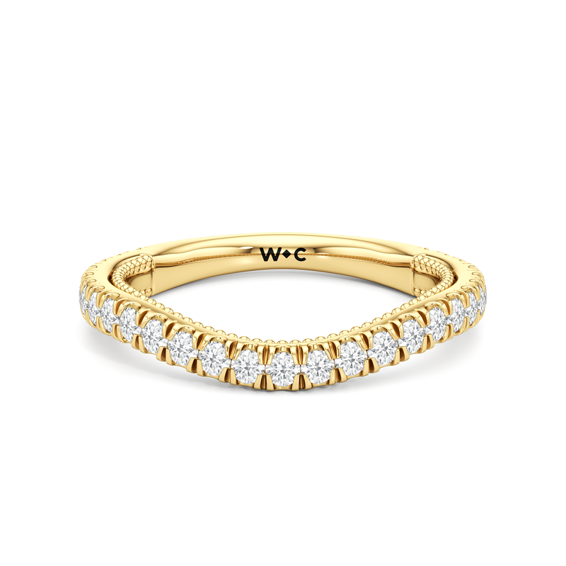 The W Zenith Diamond Wedding Band