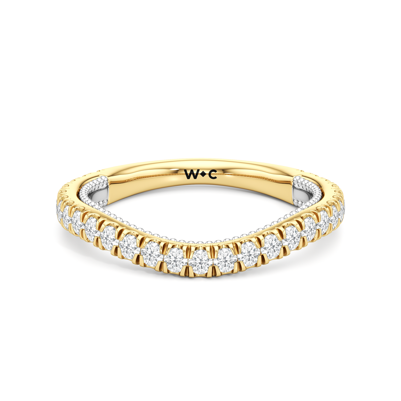 The W Zenith Diamond Wedding Band