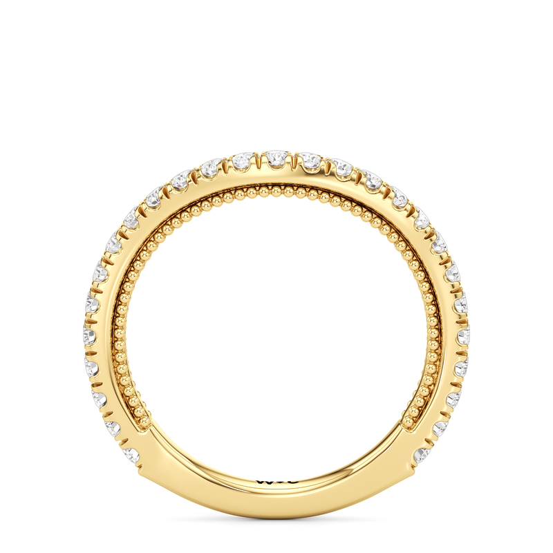 The W Zenith Diamond Wedding Band