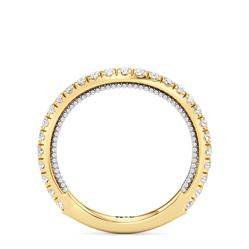 The W Zenith Diamond Wedding Band