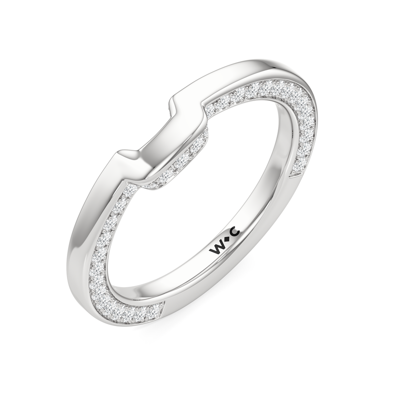 The W Legend Diamond Wedding Band