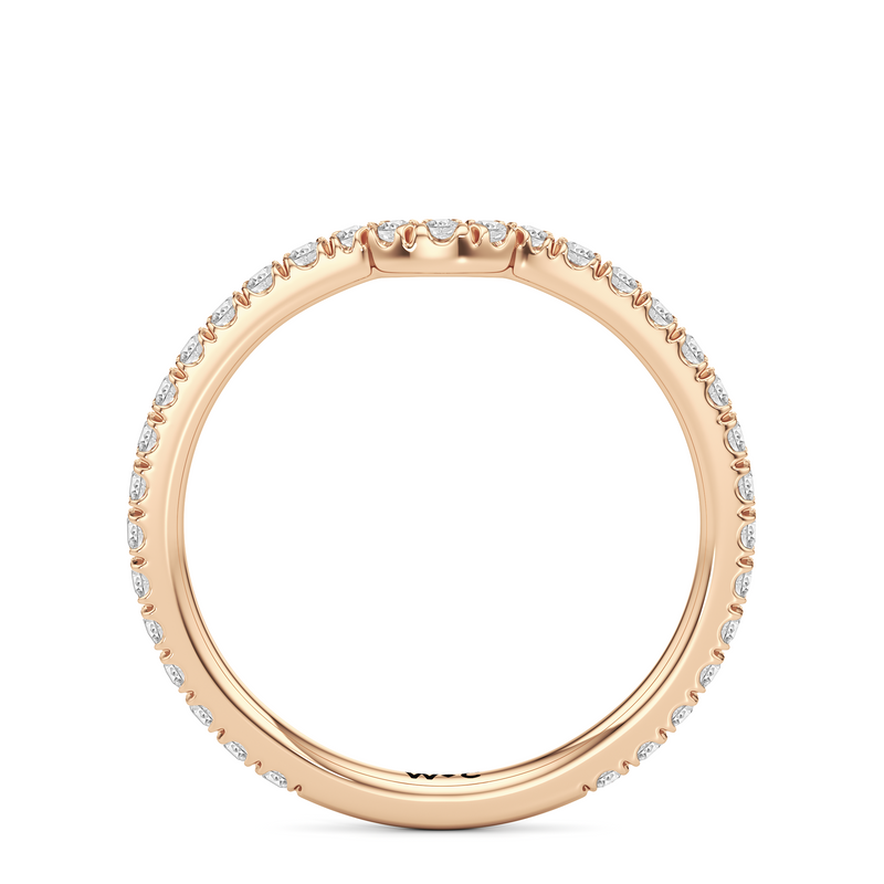 The W Horizon Diamond Wedding Band
