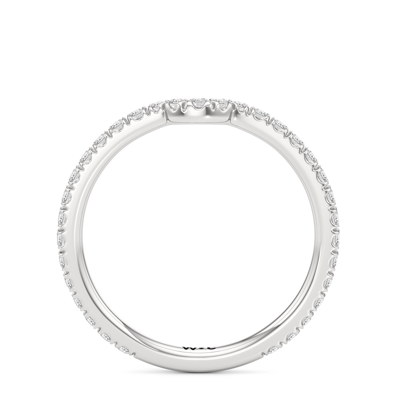 The W Horizon Diamond Wedding Band