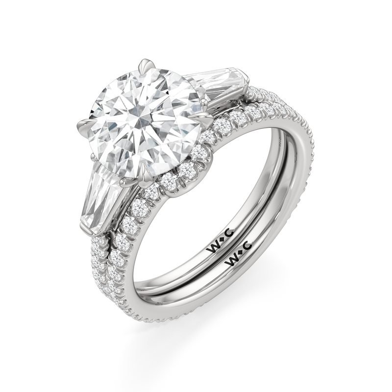 The W Horizon Diamond Wedding Band