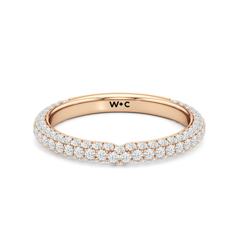 The W Radiance Diamond Wedding Band