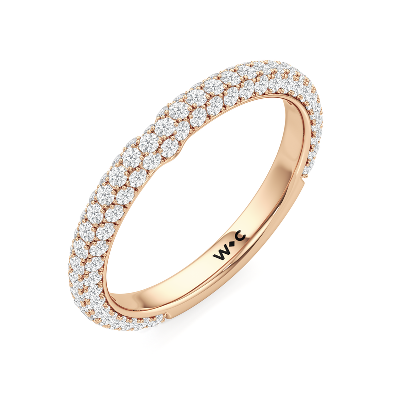 The W Radiance Diamond Wedding Band
