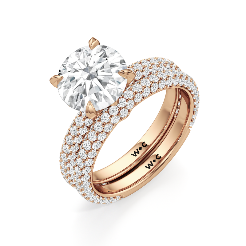 The W Radiance Diamond Wedding Band