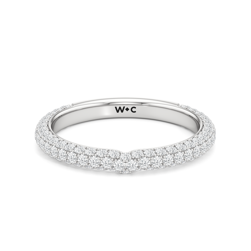 The W Radiance Diamond Wedding Band
