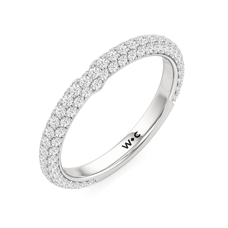 The W Radiance Diamond Wedding Band