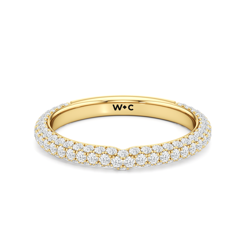The W Radiance Diamond Wedding Band