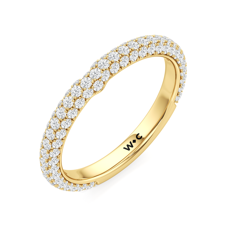 The W Radiance Diamond Wedding Band