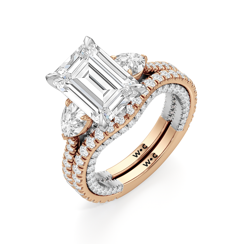 The W Crest Engagement Ring