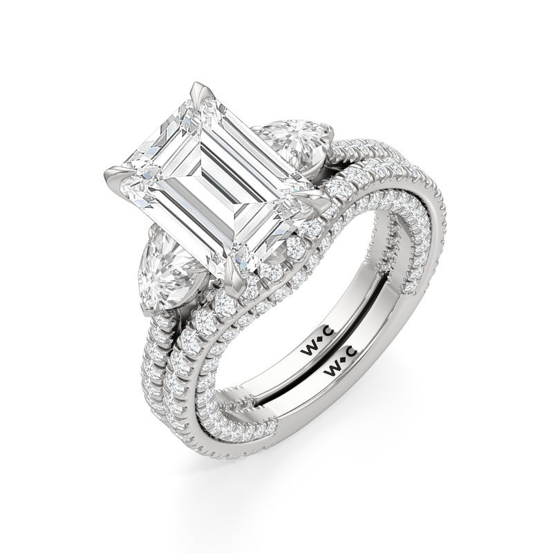 The W Crest Engagement Ring