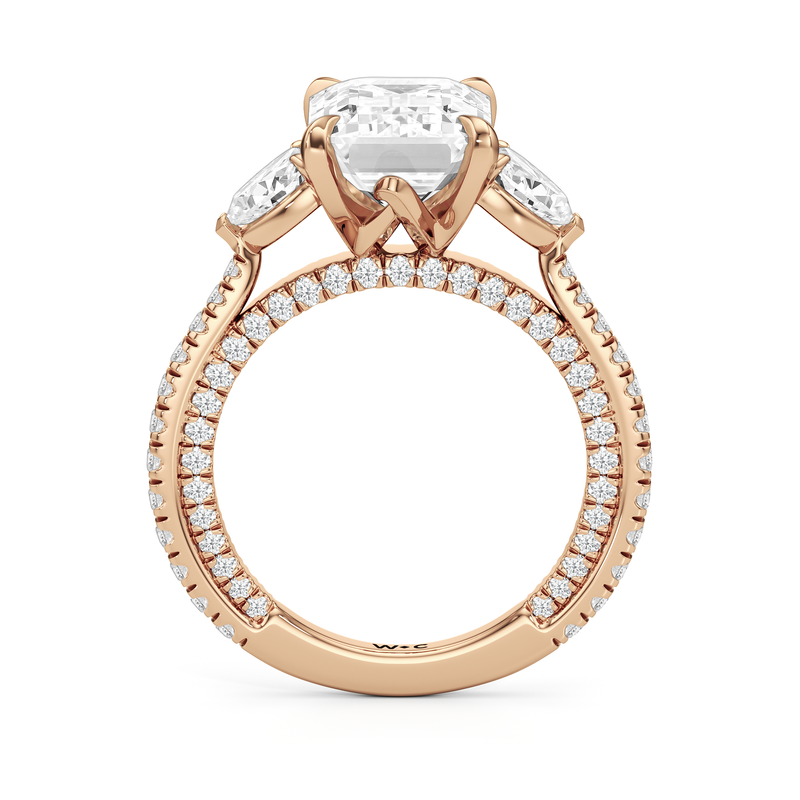 The W Crest Engagement Ring