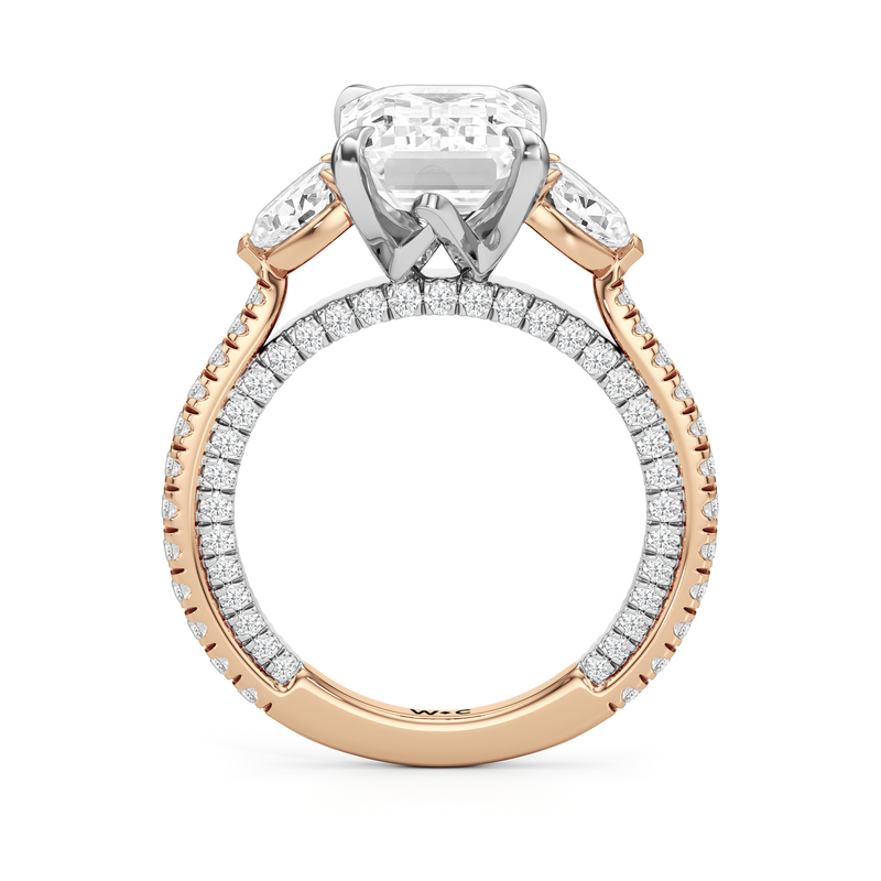 The W Crest Engagement Ring