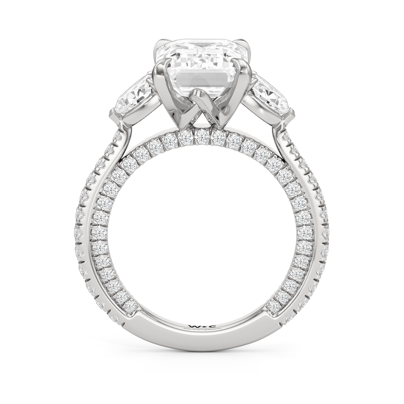 The W Crest Engagement Ring