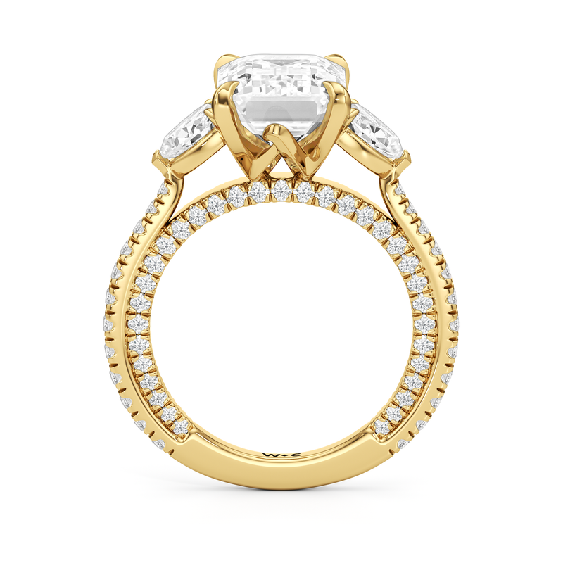 The W Crest Engagement Ring