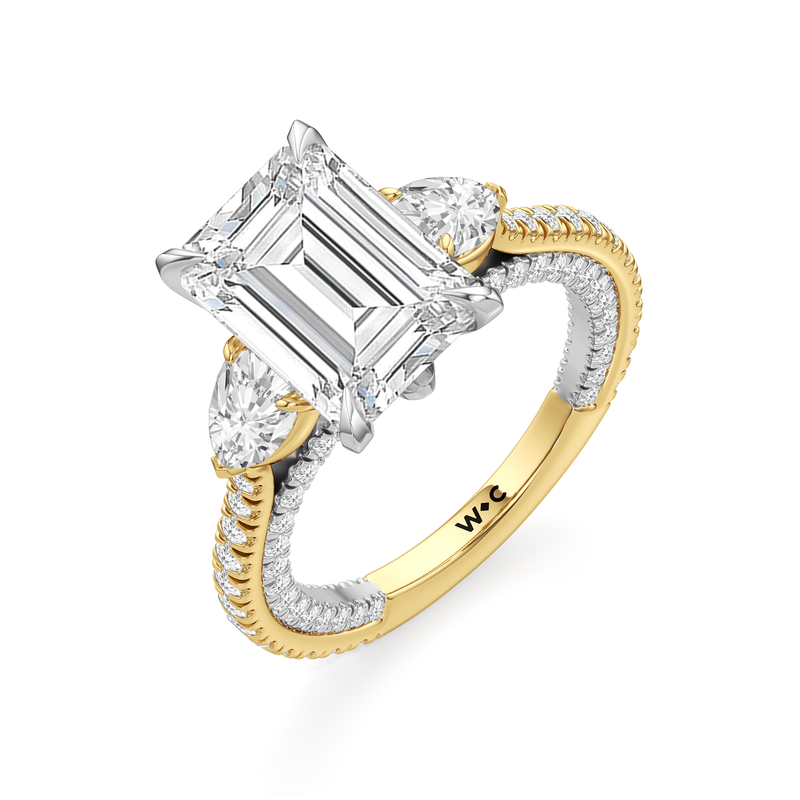 The W Crest Engagement Ring
