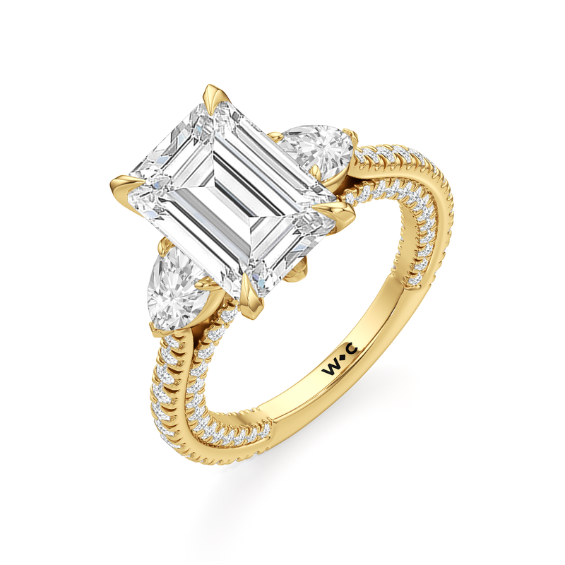 The W Crest Engagement Ring