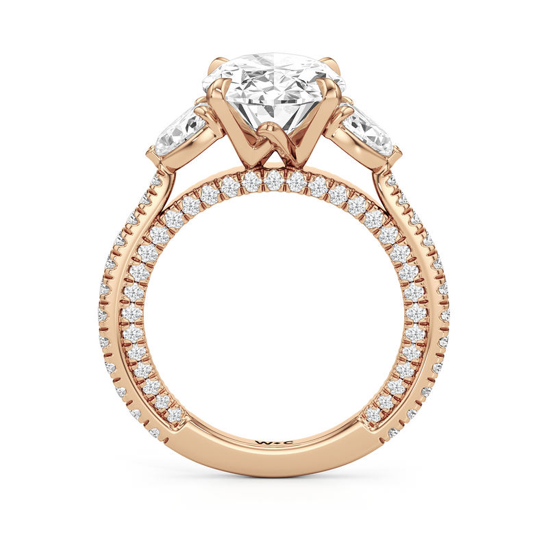 The W Crest Engagement Ring